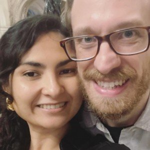 Foto da Gigi com o marido